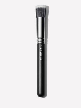 MAC 130 Synthetic Short Duo Fibre Foundation Brush Stippling Makeup